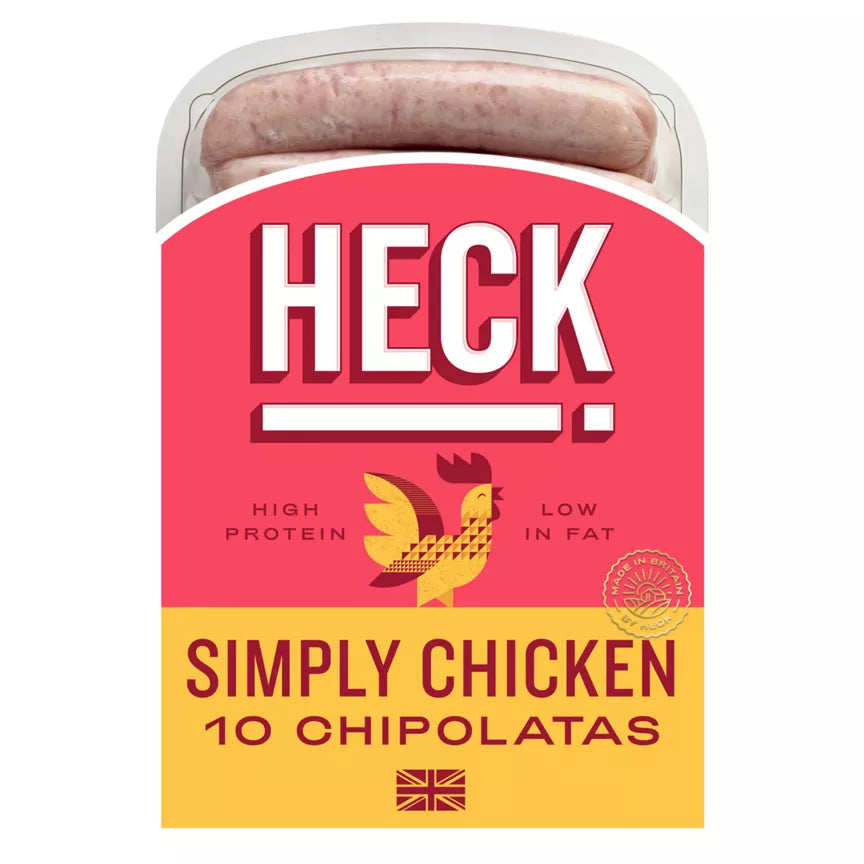 Heck 10 Simply Chicken Chipolatas 340g