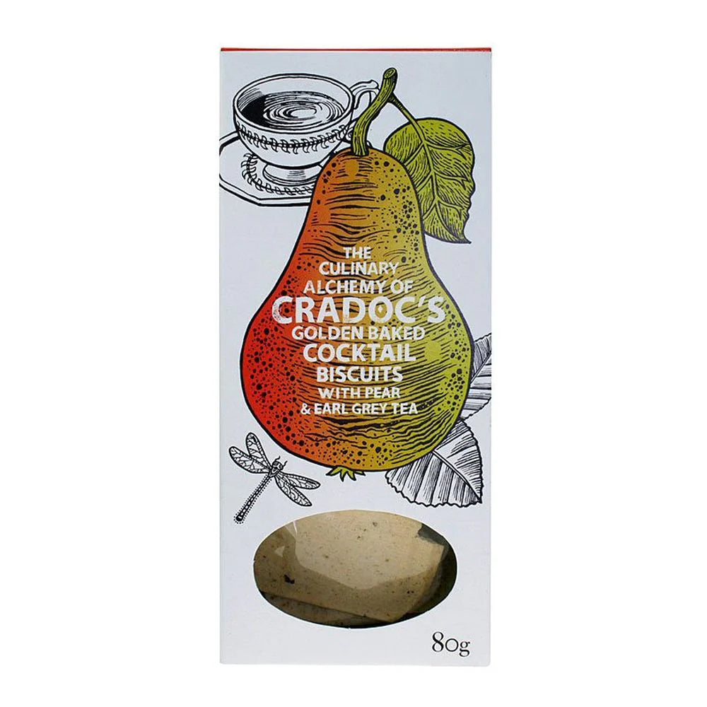 *Cradocs Pear & Earl Grey Crackers 80g