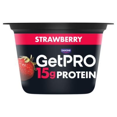 Getpro Strawberry Spoonable High Protein Yoghurt 160g