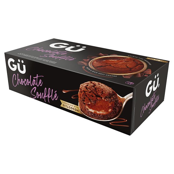Gu Hot Chocolate Souffle, 2pk  NEW