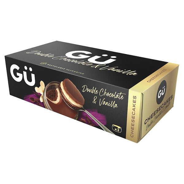 GU Double Chocolate & Vanilla Cheesecake 2 pk
