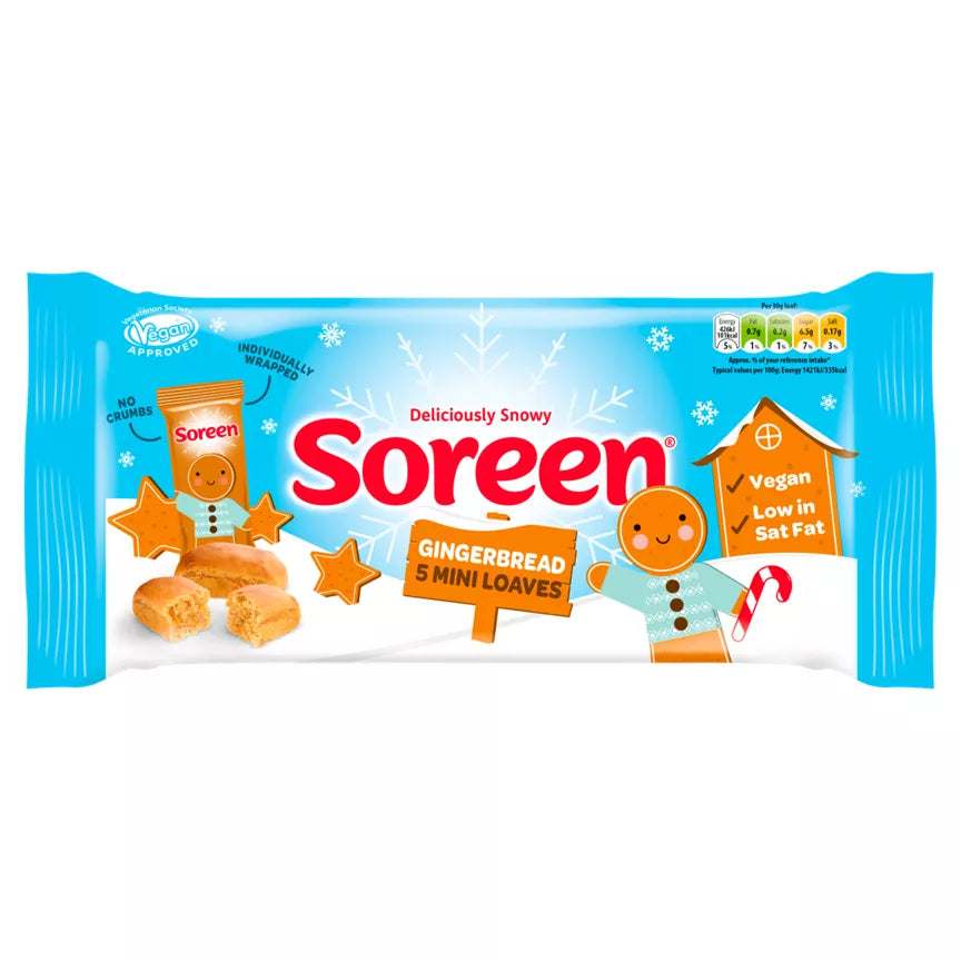 Soreen Mini Gingerbread Loaves 5pk