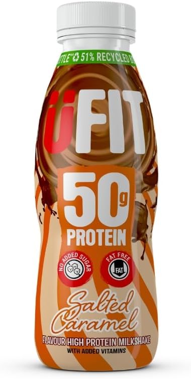 Ufit Salted Caramel High Protein Shake 500ml