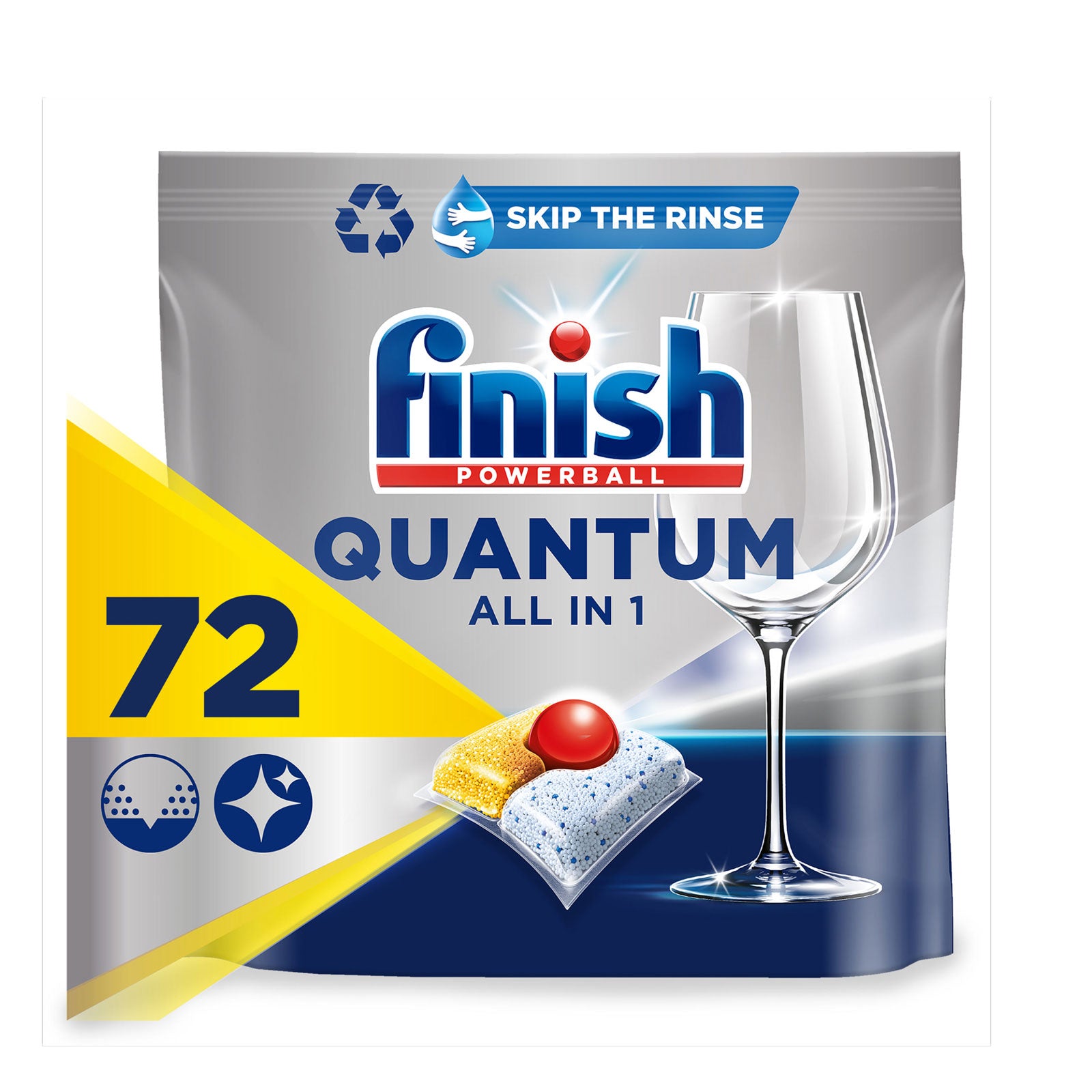 FINISH DISHWASHER TABLETS QUANTUM ALL IN ONE LEMON