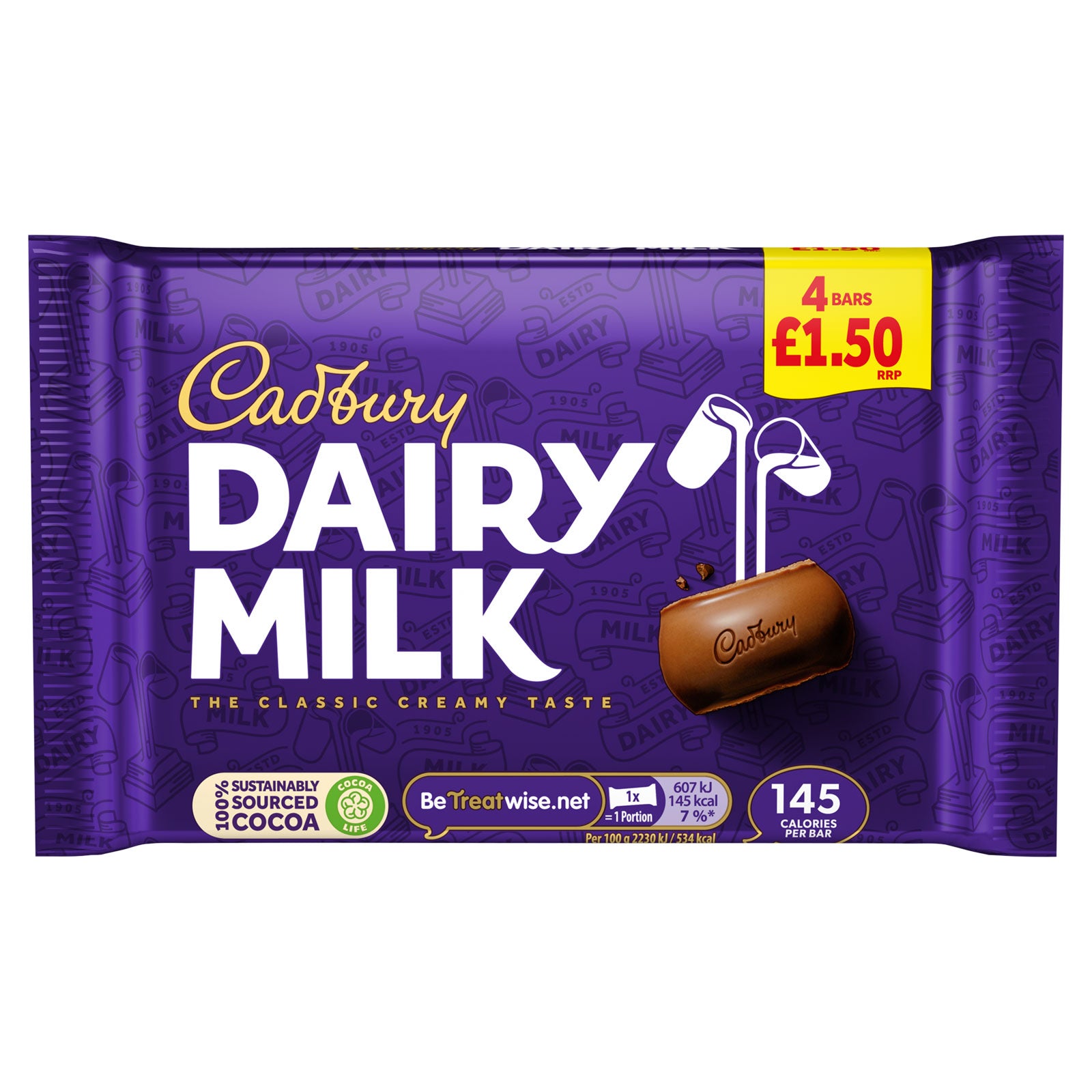 Cadbury Dairy Milk 4pk *