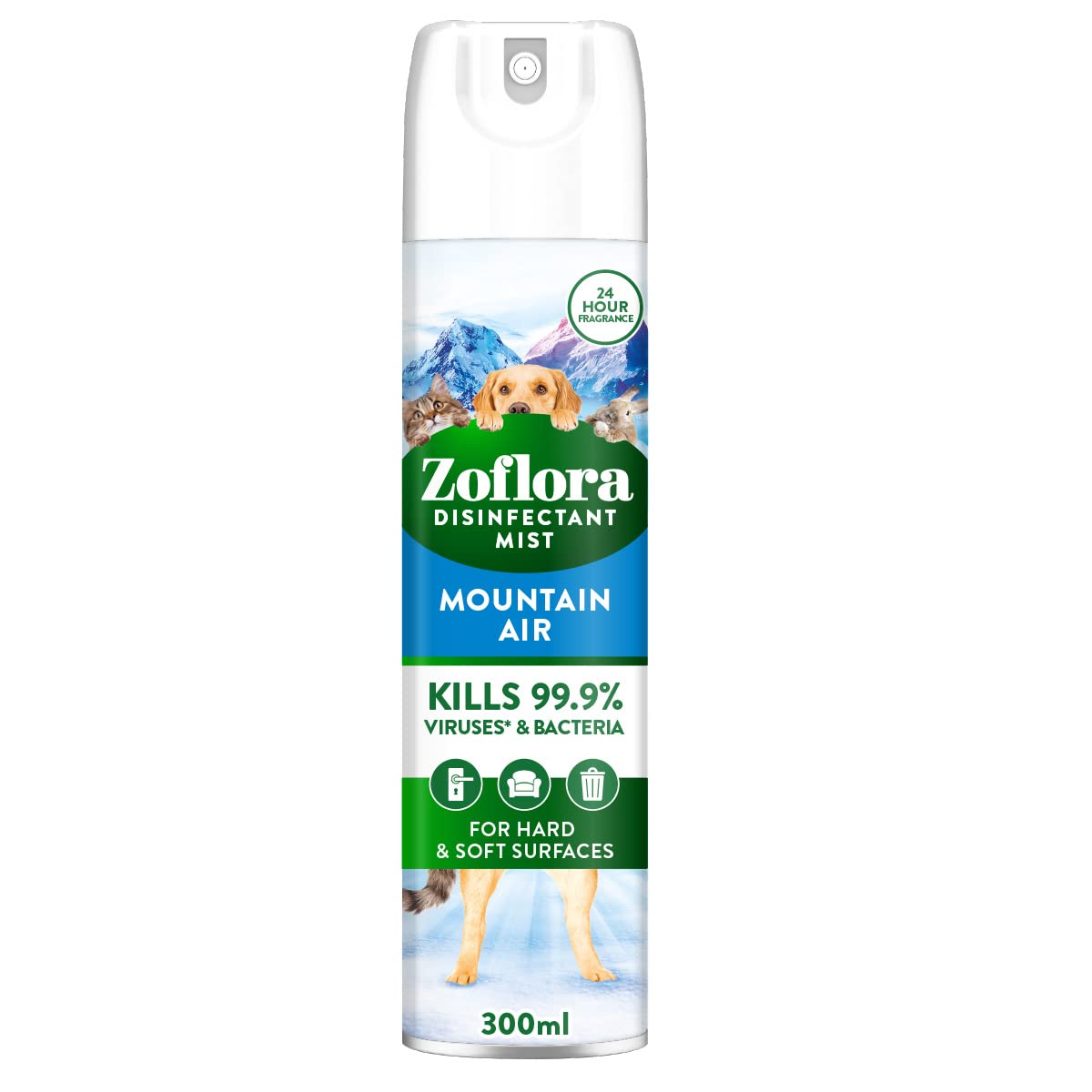 Zoflora Mountain Air Disinfectant Aerosol 300ml