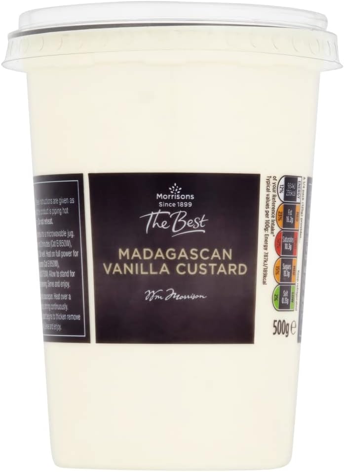 Morrisons The Best Madagascan Vanilla Custard 500g