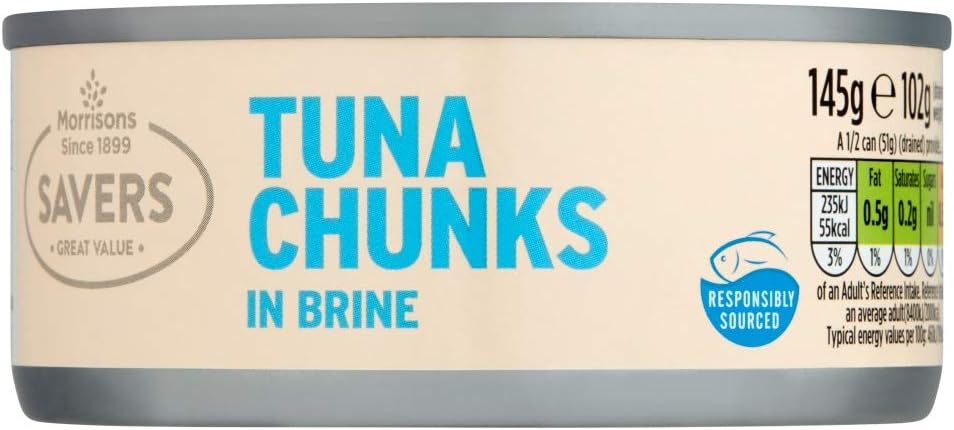 Morrisons Savers Tuna Chunks In Brine 145g