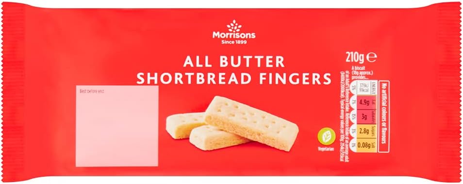 Morrisons Shortbread Fingers 210g