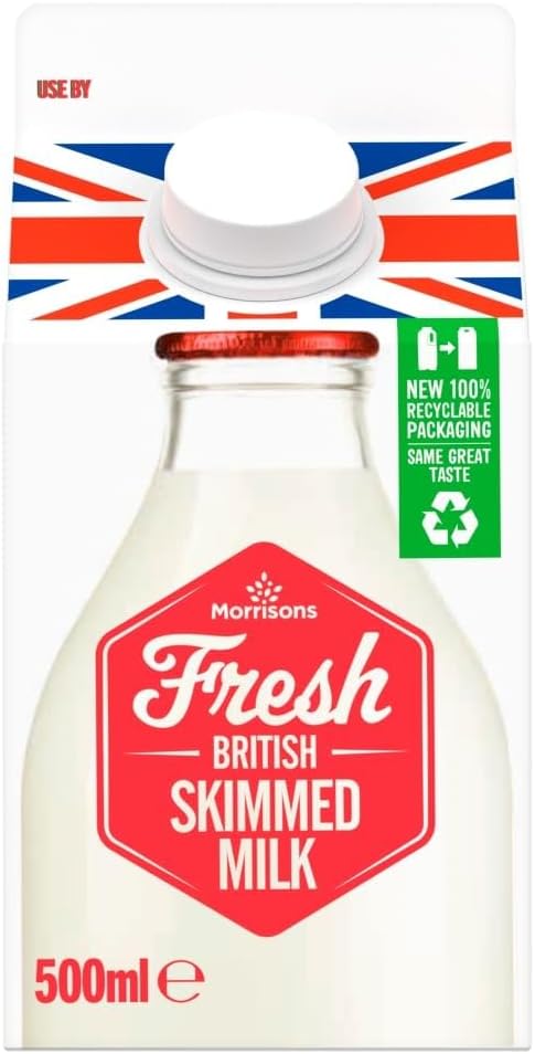 Morrisons Fresh Skimmed Milk 500ml
