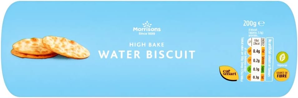 Morrisons High Bake Water Biscuits 200g