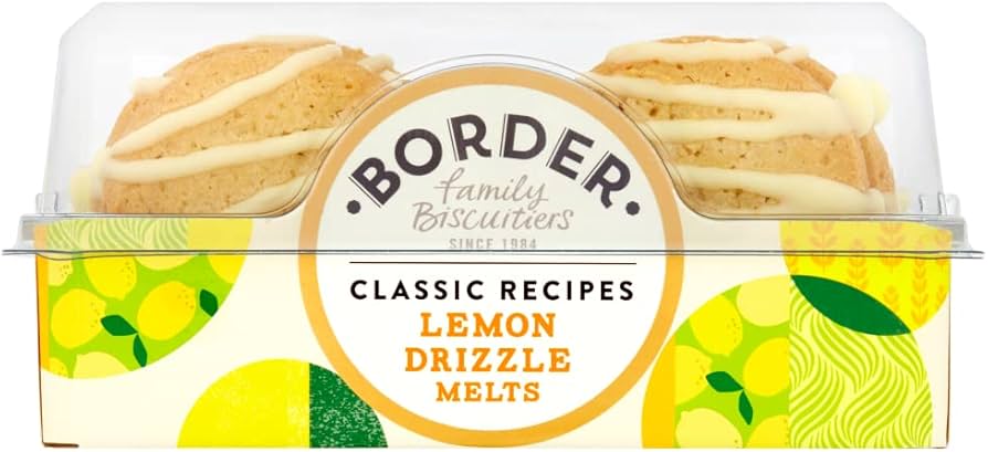 Border Lemon Drizzle Melts Biscuits 150g