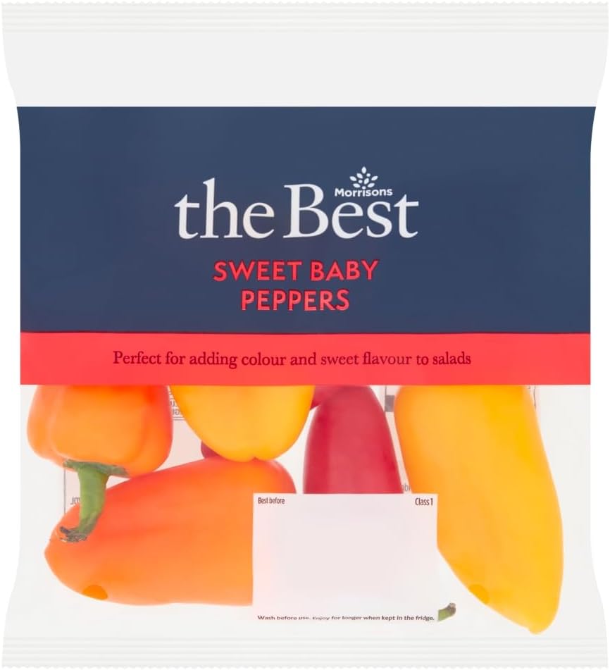 Morrisons The Best Sweet Baby Peppers 200g