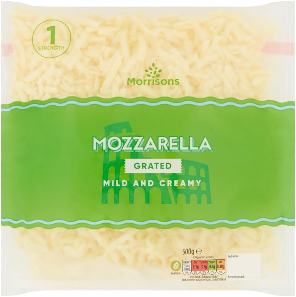 Morrisons Grated Mozzarella 500g [727]
