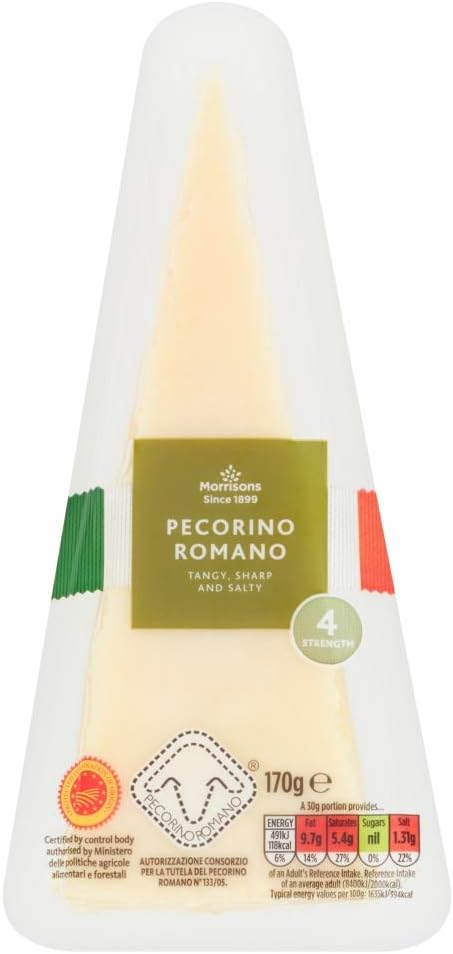 Morrisons Pecorino Romano Hard Cheese 170g