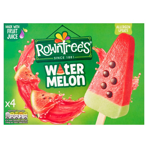 Rowntree Watermelon Lollies 4pk