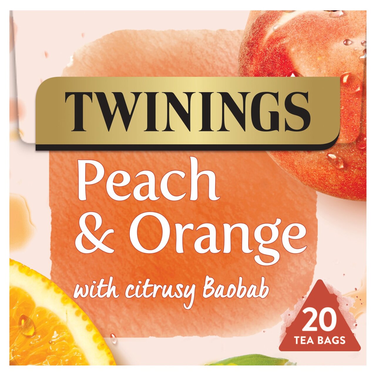 Twinings Peach & Orange Tea Bags 20pk [494]