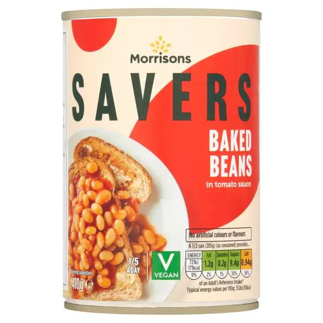 Morrisons Savers Baked Beans In Tomato 410g [447]