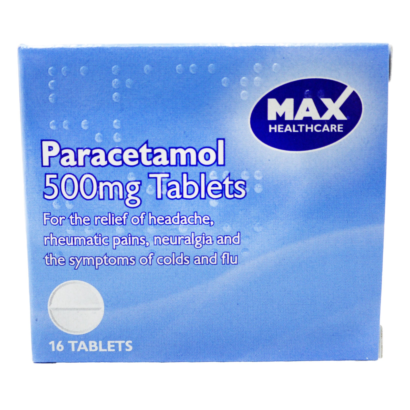 Max Paracetamol Tablets 500 mg