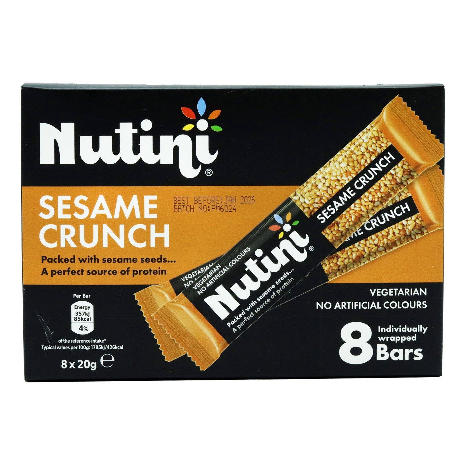 Nutini Sesame Crunch Bars 8pack