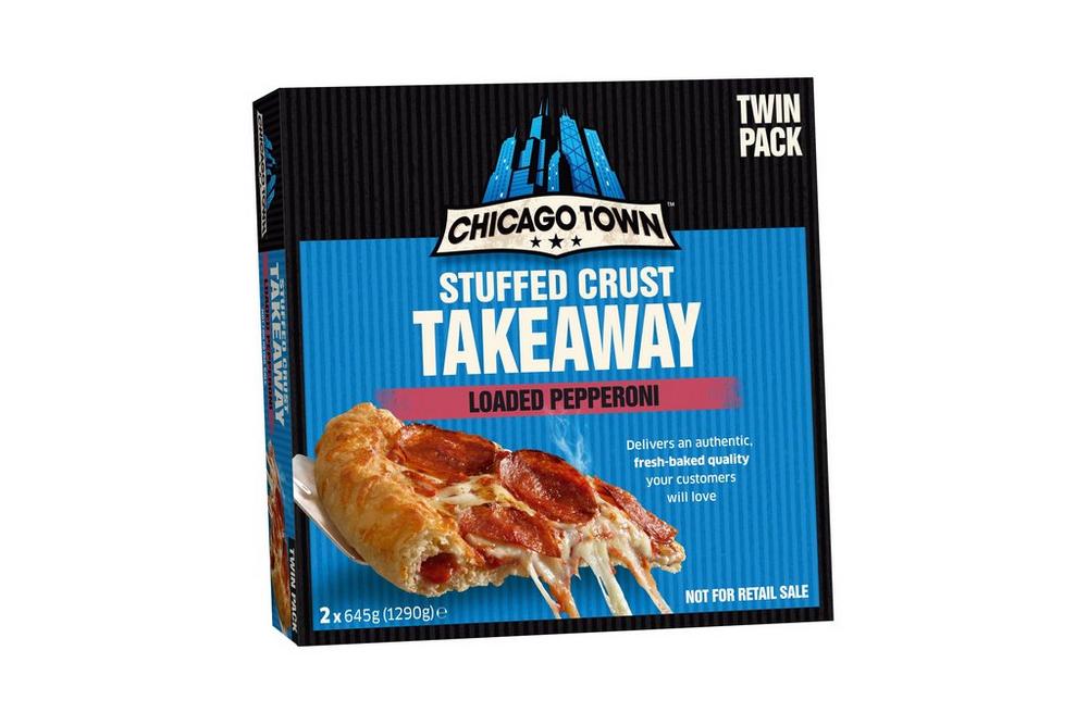 Chicago Town Takeaway Stuff Crust Pepperoni Pizza Twinpack