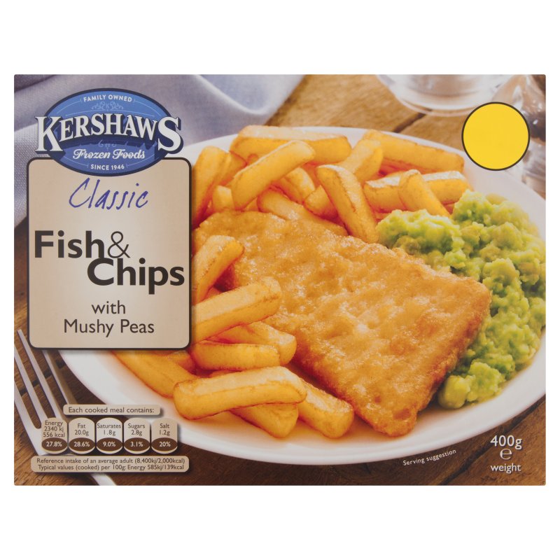 Kershaws Fish n Chips 400g
