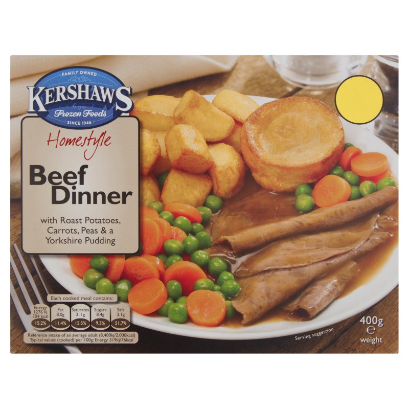 Kershaws Beef Dinner 400g