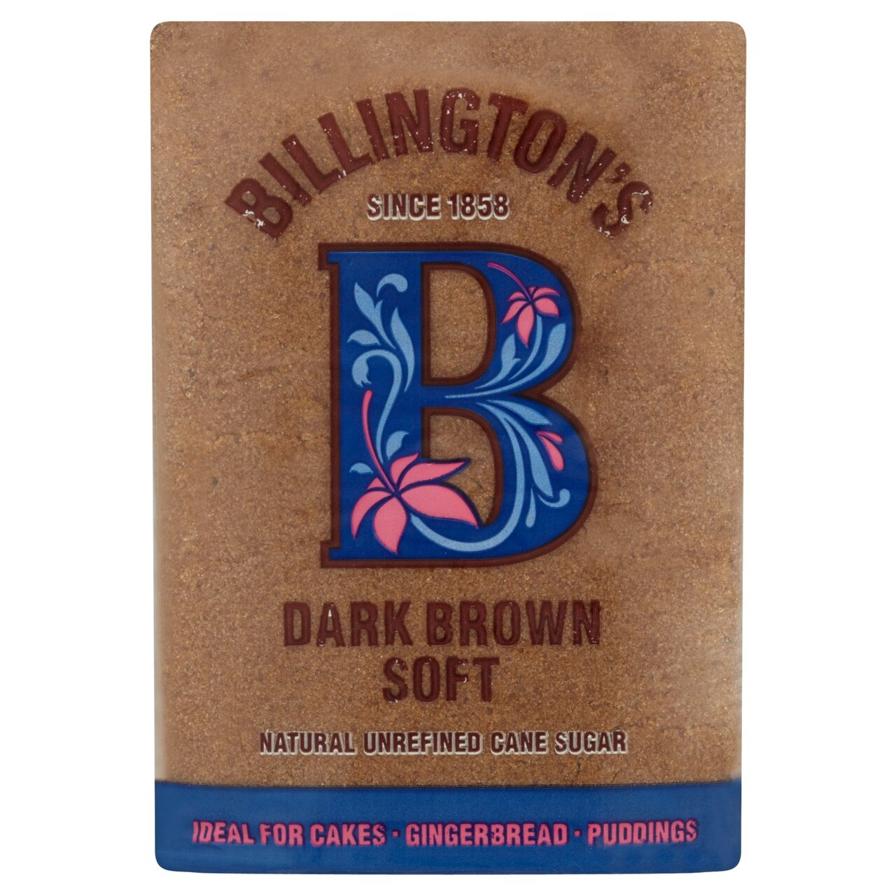 Billington's Dark Soft Brown Sugar Fair Trade 500g NEW