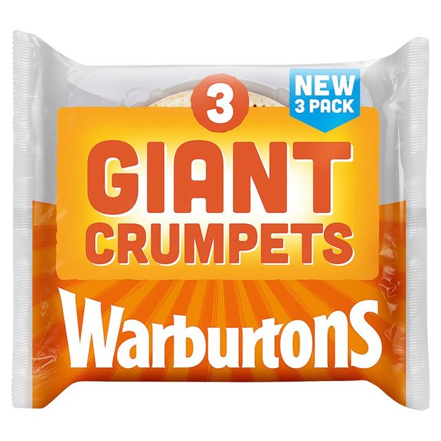 Warburtons (3pack) giant crumpets