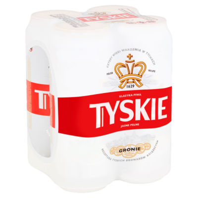 Tyskie 4 x 500ml 5%