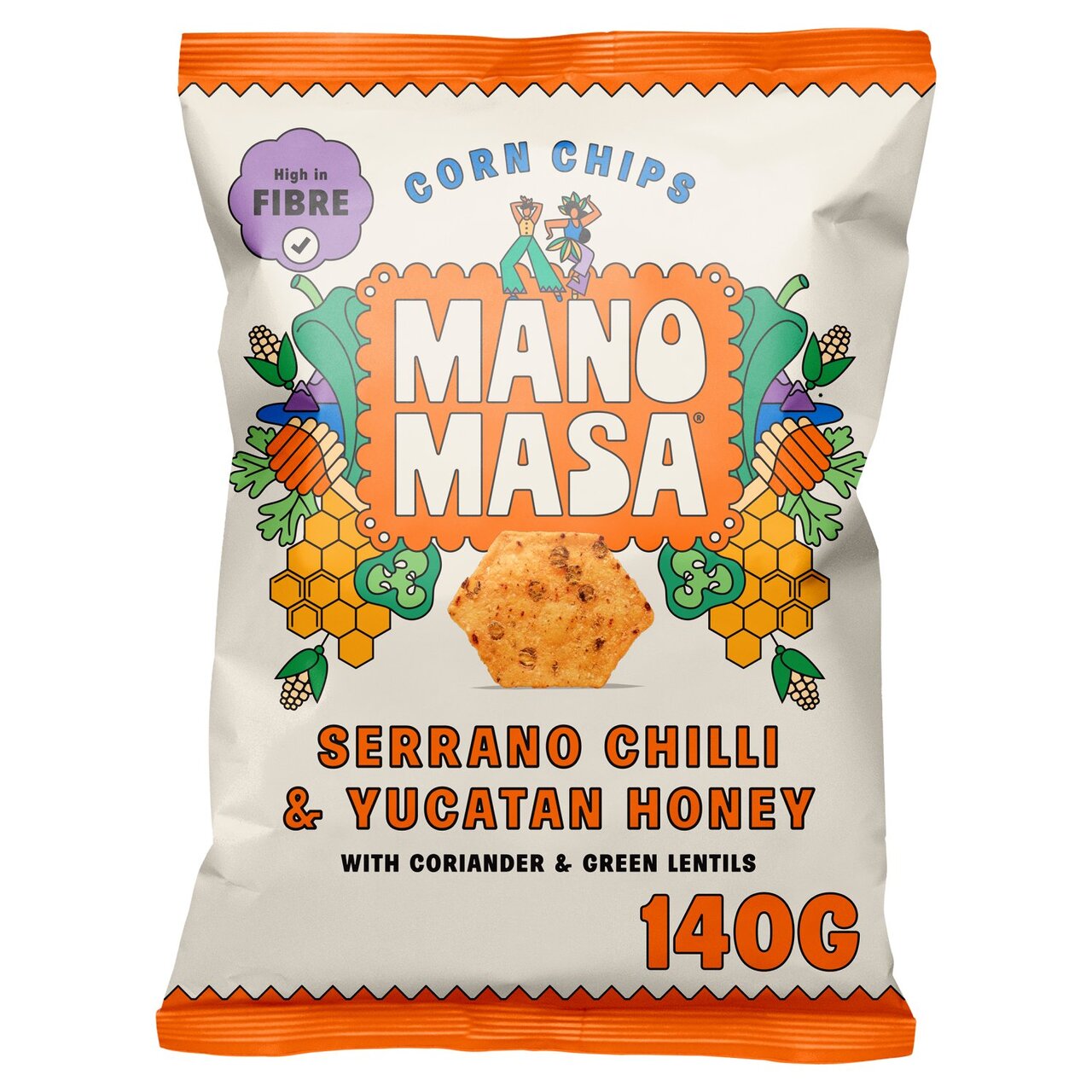 Manomasa Serrano Chilli & Yucatan Honey 140g