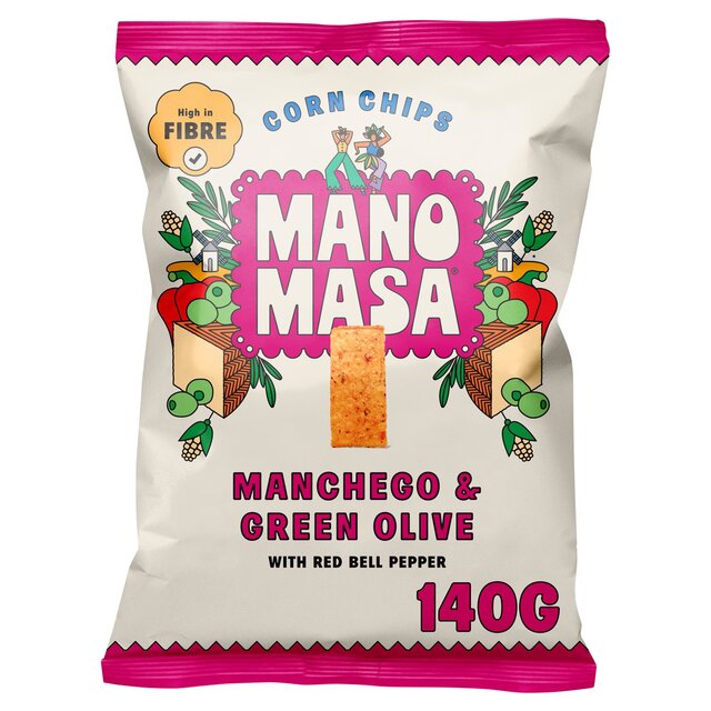 Manomasa Manchego & Green Olive Tortillas 140g