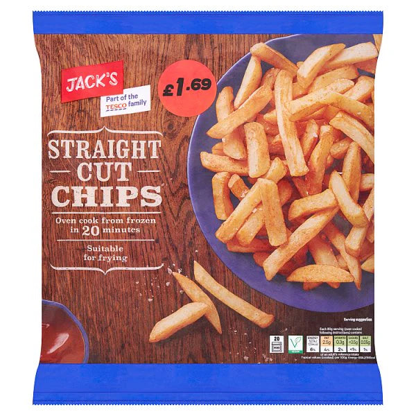 Jack's Straight Cut Chips 750g PMP1.69