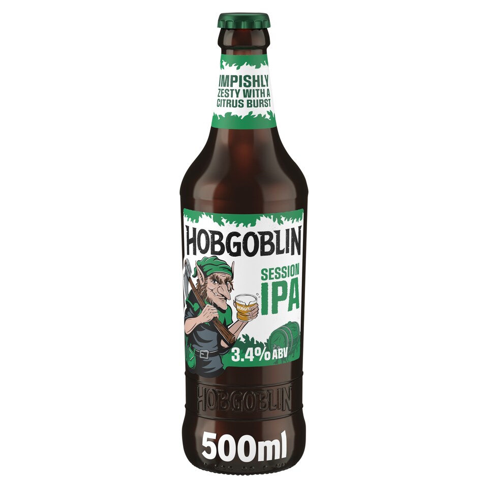 Hobgoblin Session IPA Ale Beer Bottle 500ml 3.4%