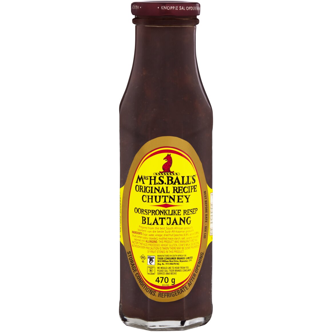 Mrs H.S. Balls Original Recipe Chutney 470g