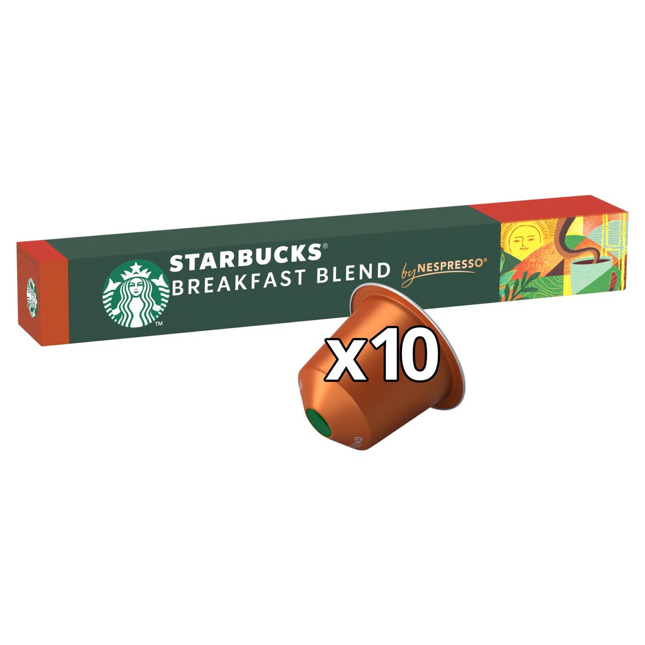 Starbucks By Nespresso Breakfast Blend 10 Capsules 57g