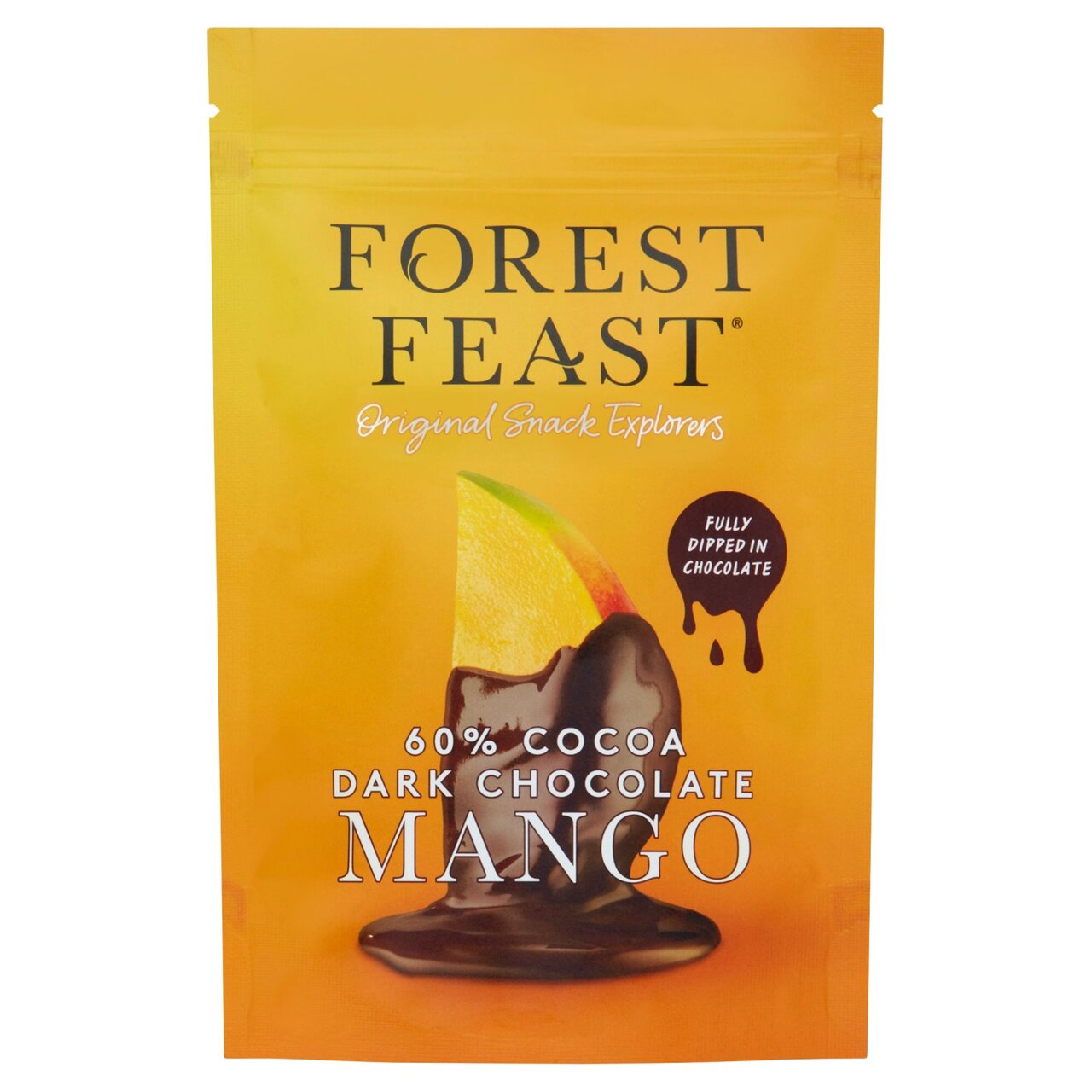 Forest Feast Dark Chocolate Mango Strips 100g