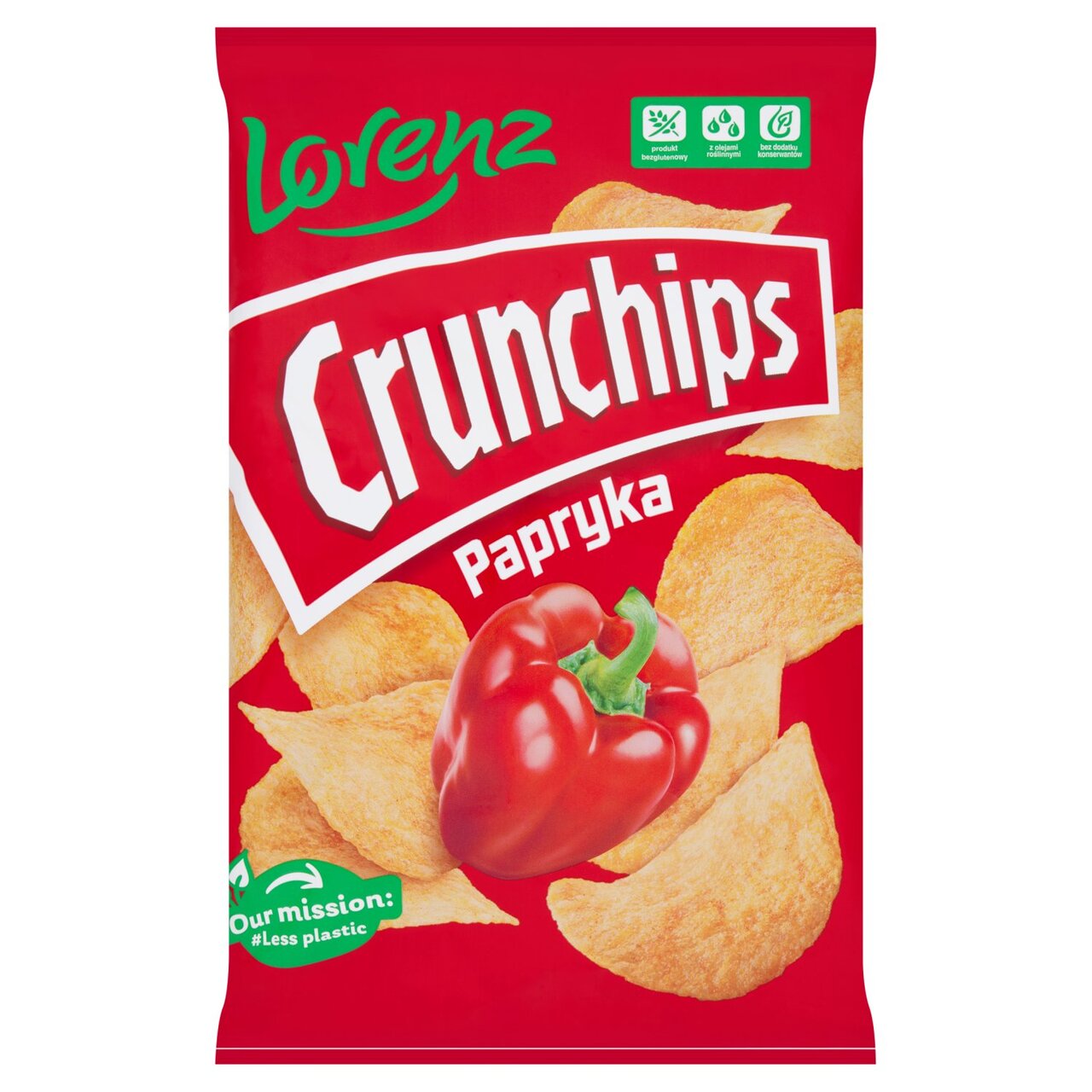 Lorenz Crunchips O Smaku Papryka 140g