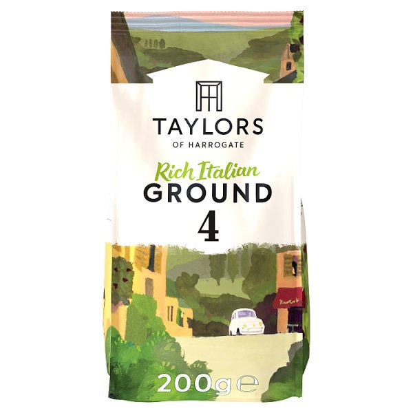Taylors Of Harrogate Rich Italian Ground Coffee 200g.