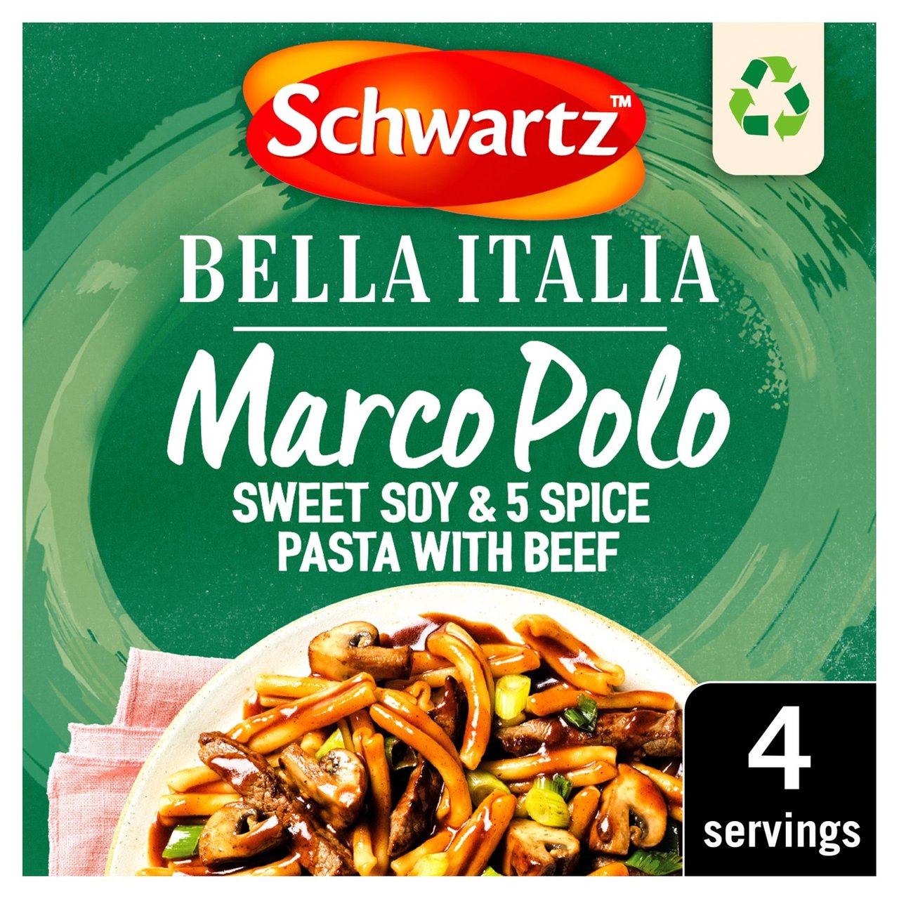 Schwartz Sweet Soy & 5 Spice Pasta & Beef Mix 35g