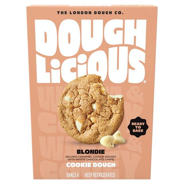 Doughlicous Salted Caramel & White Chocolate Cookie Dough 12pack
