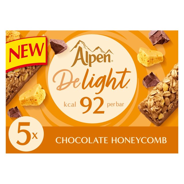 Alpen Delight Chocolate Honeycomb 5pack