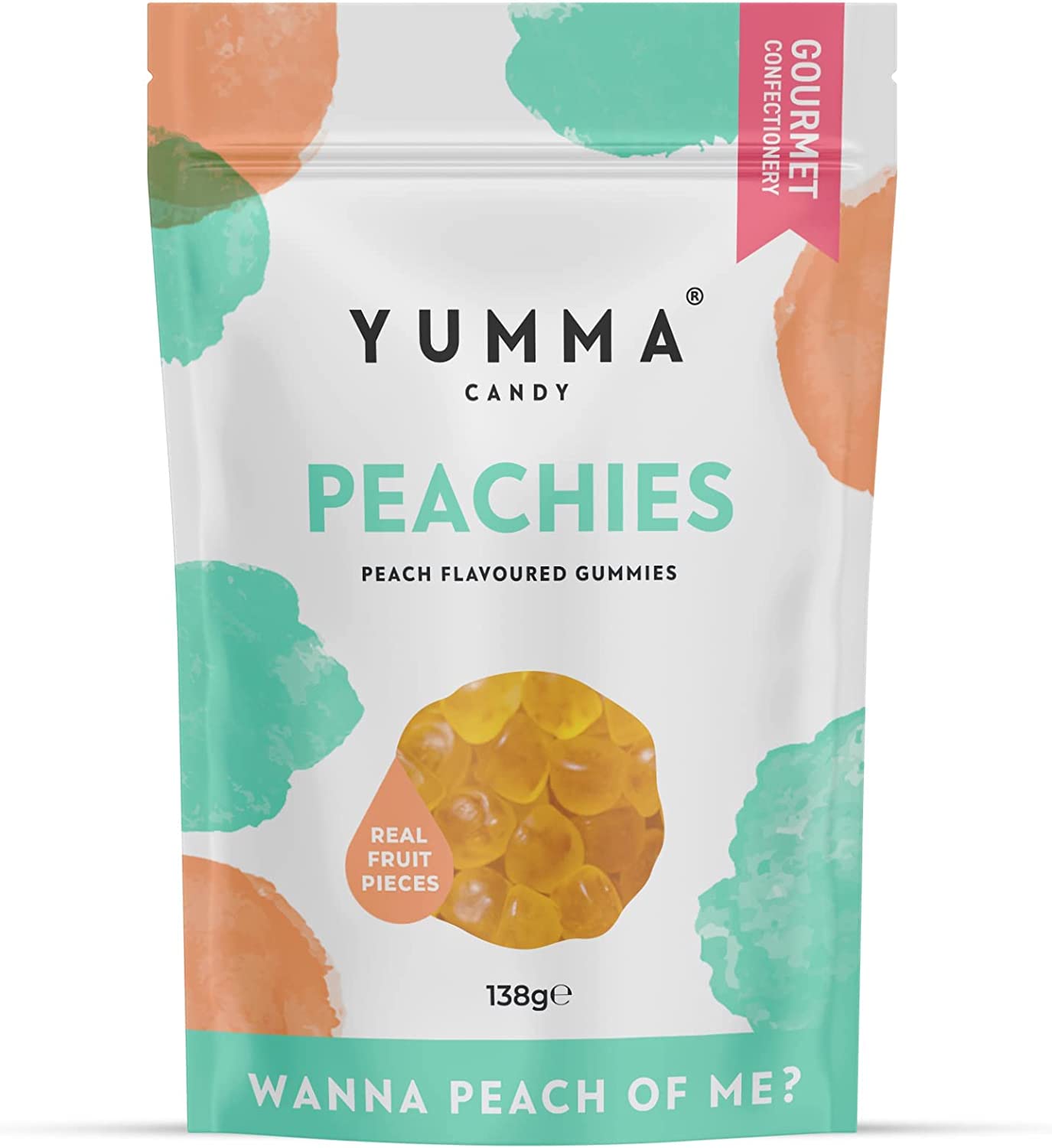 Yumma Candy GF Peaches 138g