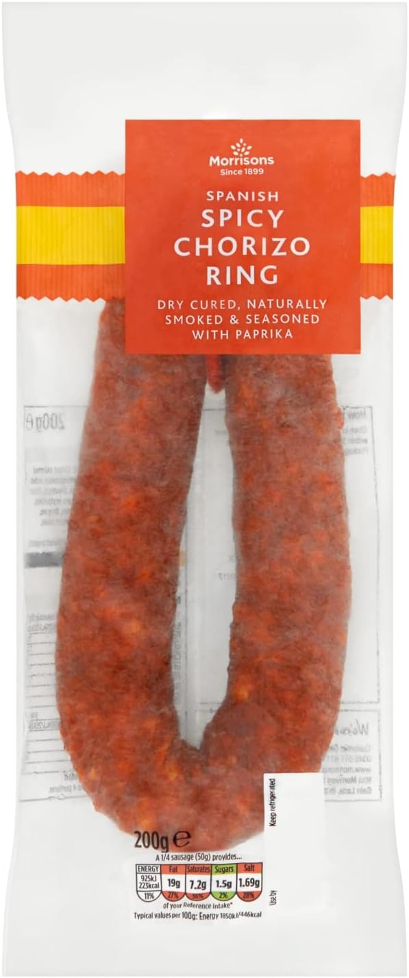 Morrisons Spicy Spanish Chorizo Ring 200g