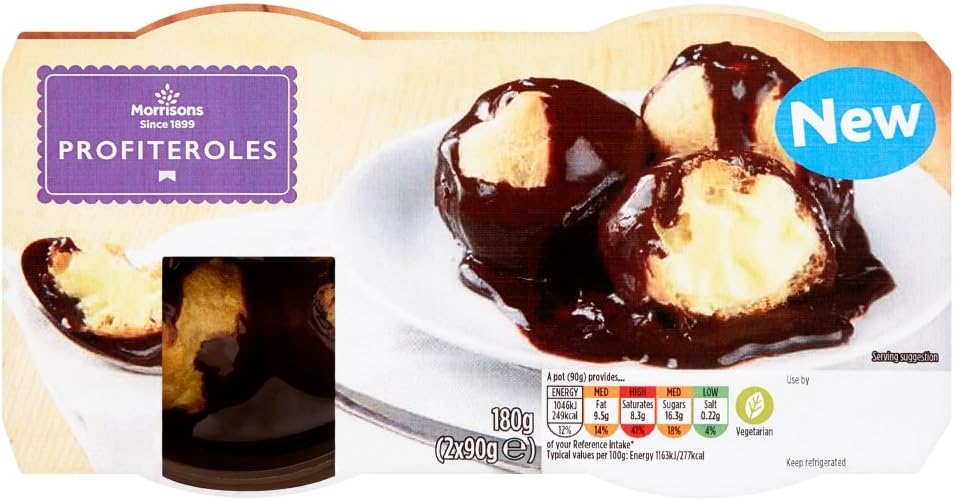 Morrisons Profiteroles 2 x 90g