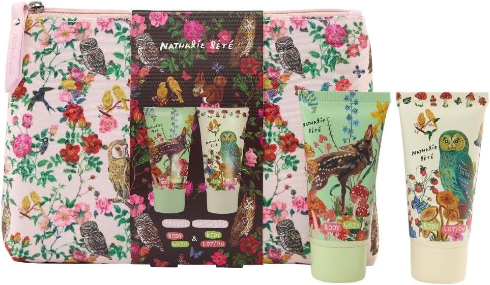 Nathalie Lete Forest Folk Wash Bag