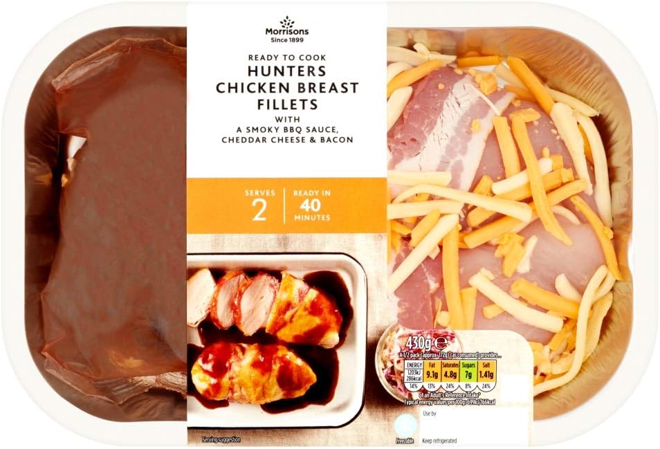 Morrisons Ready To Cook Hunters Chicken Breast Fillets 430g