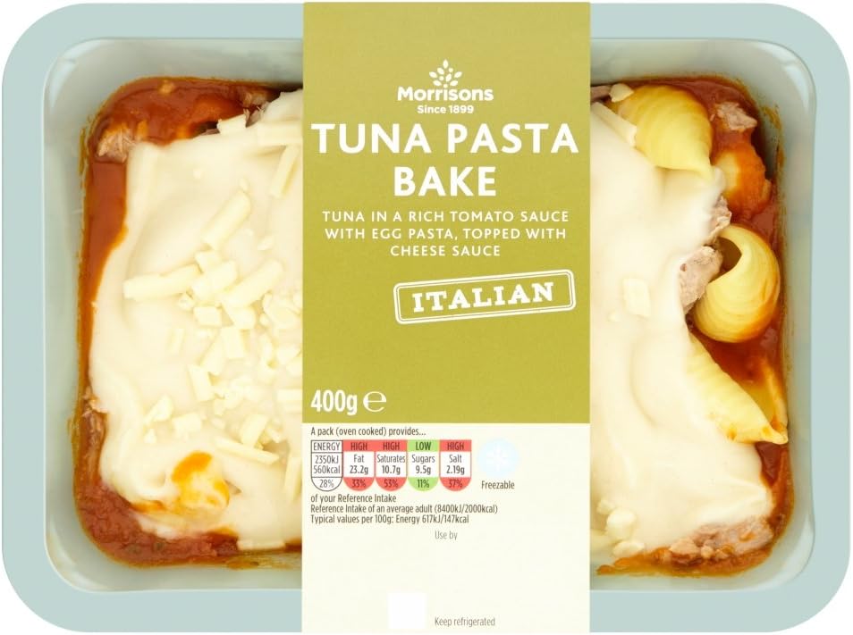 Morrisons Italian Tuna Pasta Bake 400g