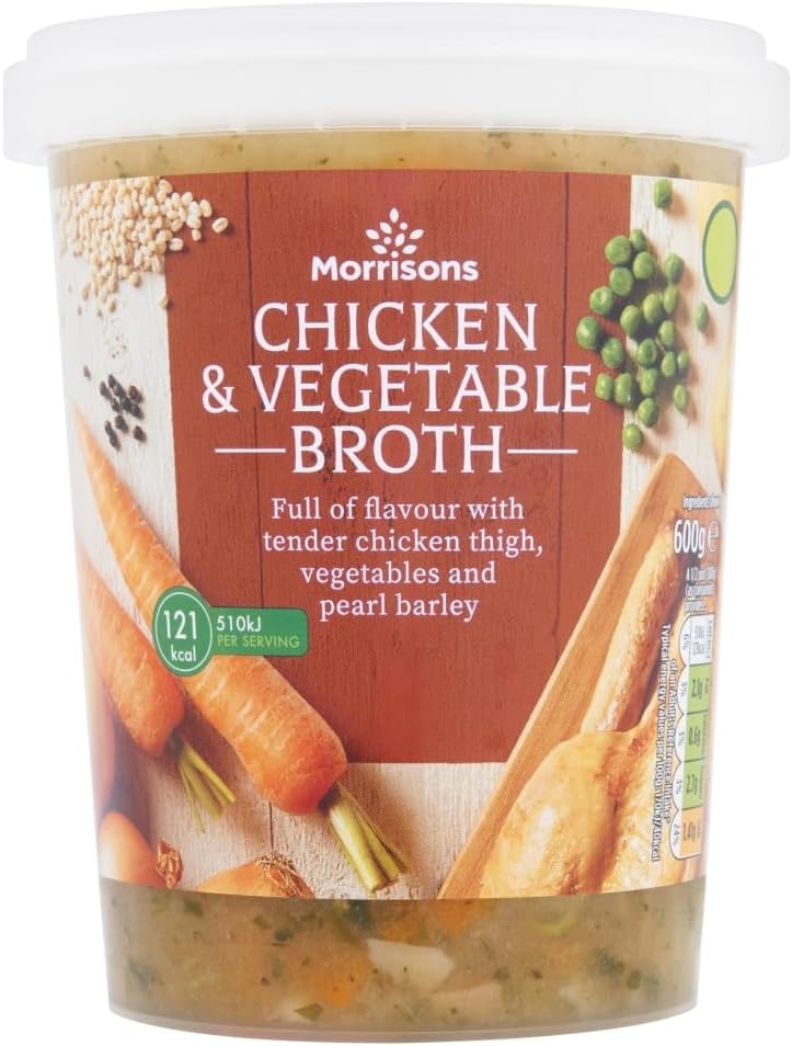 Morrisons Chicken & Vegetable Broth 600g [513]