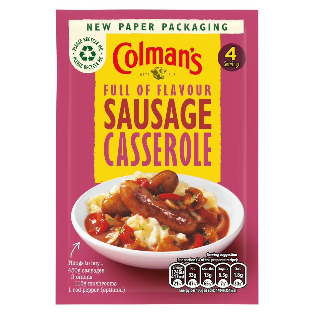 Colman's Sausage Casserole 39g.